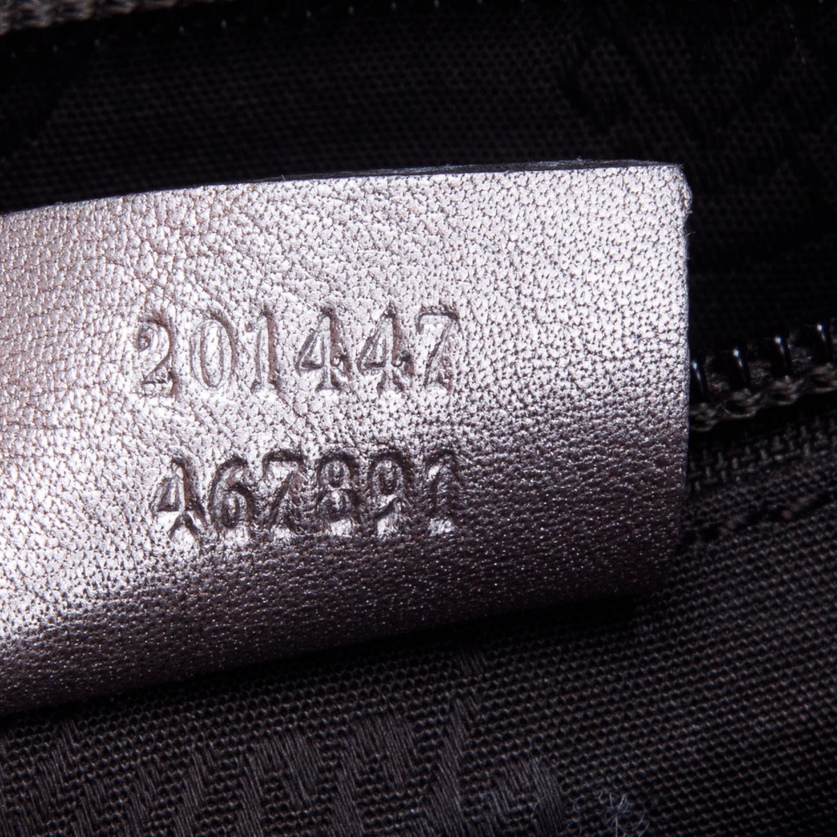 Gucci Metallic Purple Imprime Monogram Small Shoulder Bag