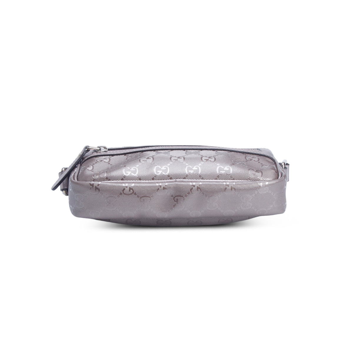 Gucci Metallic Purple Imprime Monogram Small Shoulder Bag