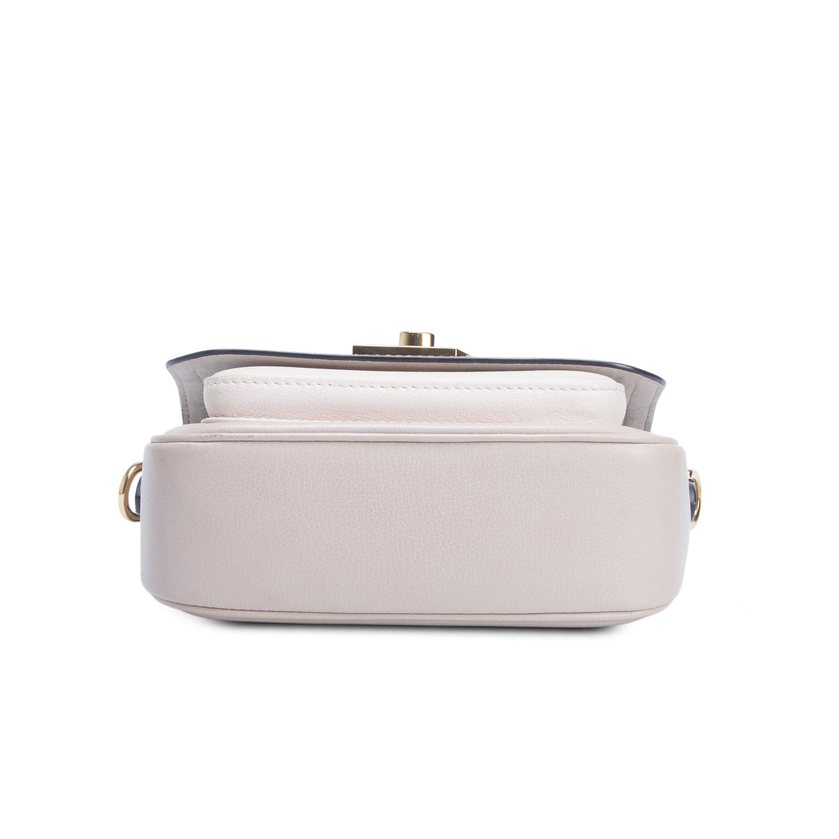 Louis Vuitton Beige Leather LockMe Tender Bag w/ Straps