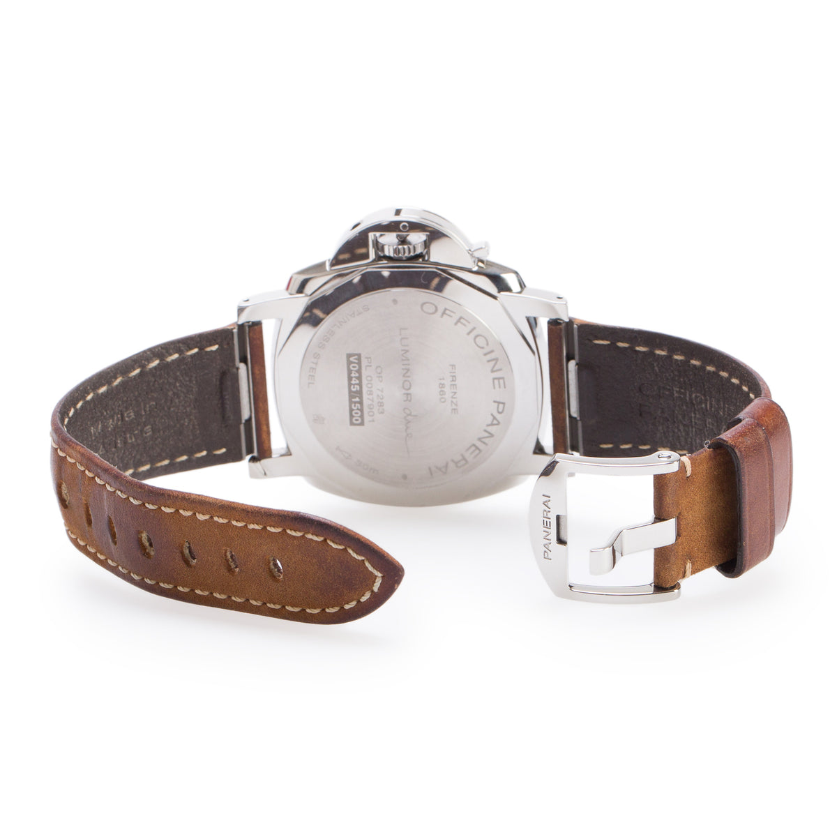 Panerai 2021 Stainless Steel Luminor Due 42 MM Automatic Watch Grey Dial PAM00904 w/ Box & Papers