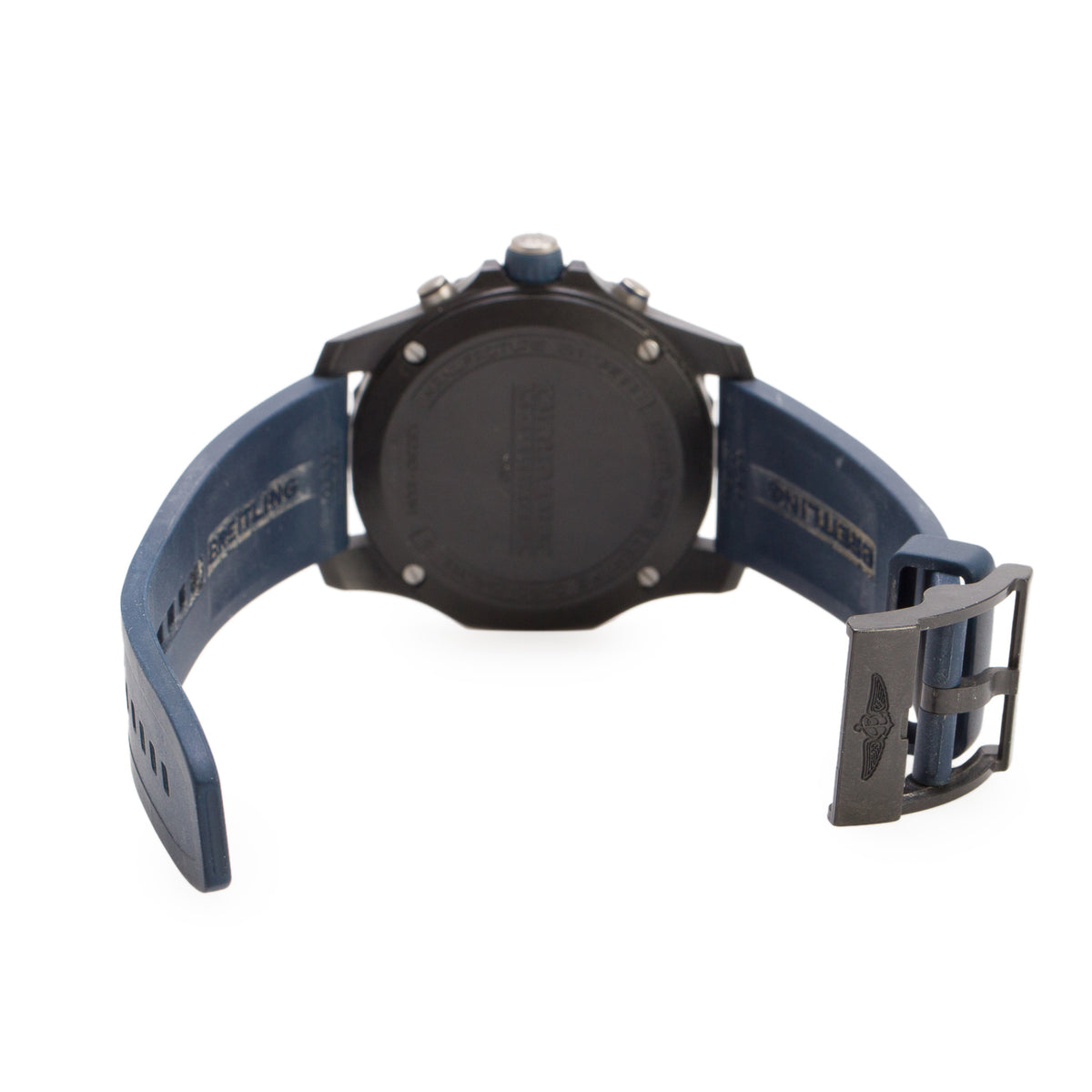 Breitling Breitlight Black Polymer Endurance Pro 44 MM Watch Black & Blue Dial X82310 w/ Box & Papers