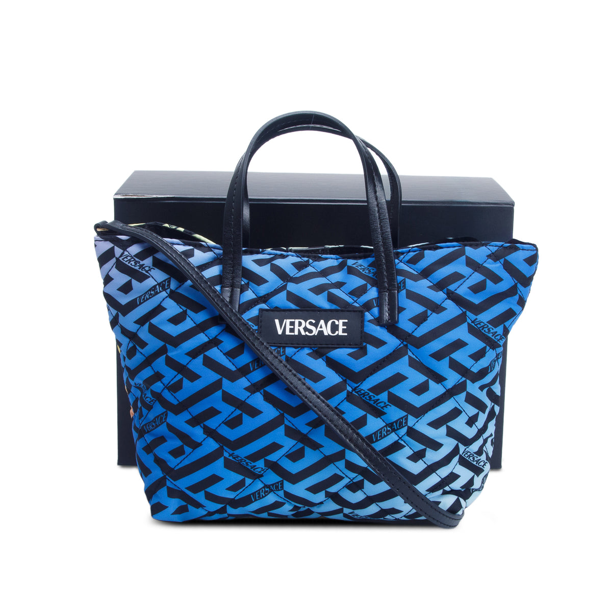 Versace Multicolor Nylon Kid's Shoulder Bag w/ Box