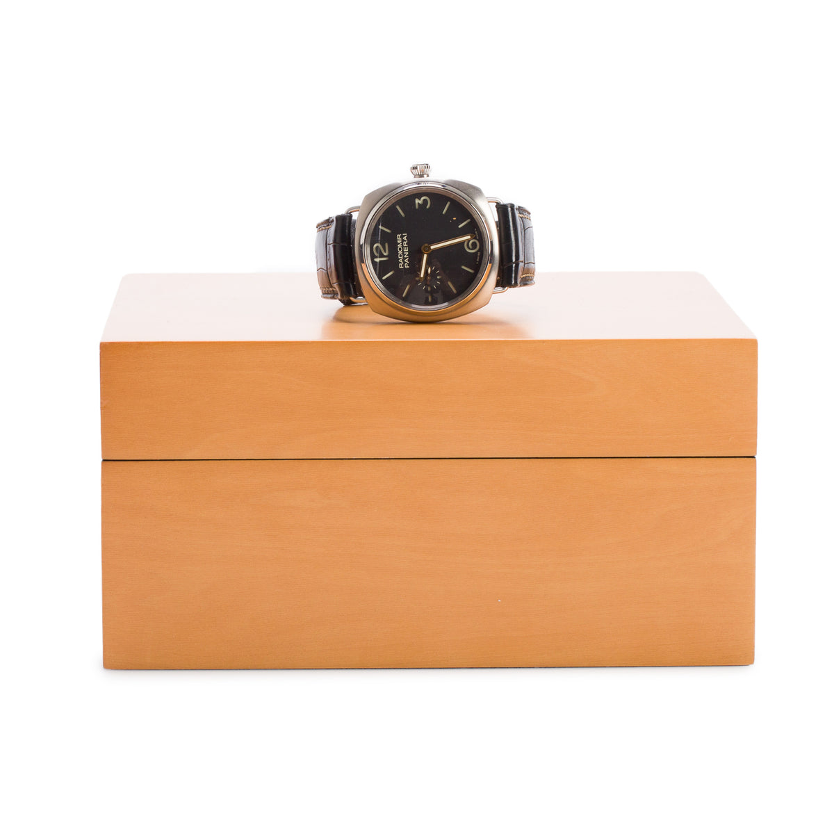 Panerai Titanium Radomir 42 MM Manual Watch Black Dial PAM00338 w/ Box