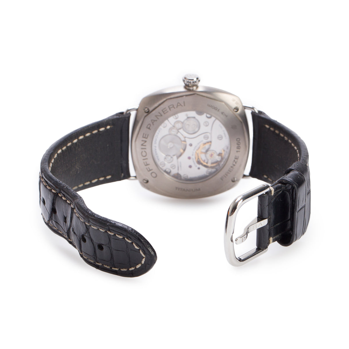 Panerai Titanium Radomir 42 MM Manual Watch Black Dial PAM00338 w/ Box