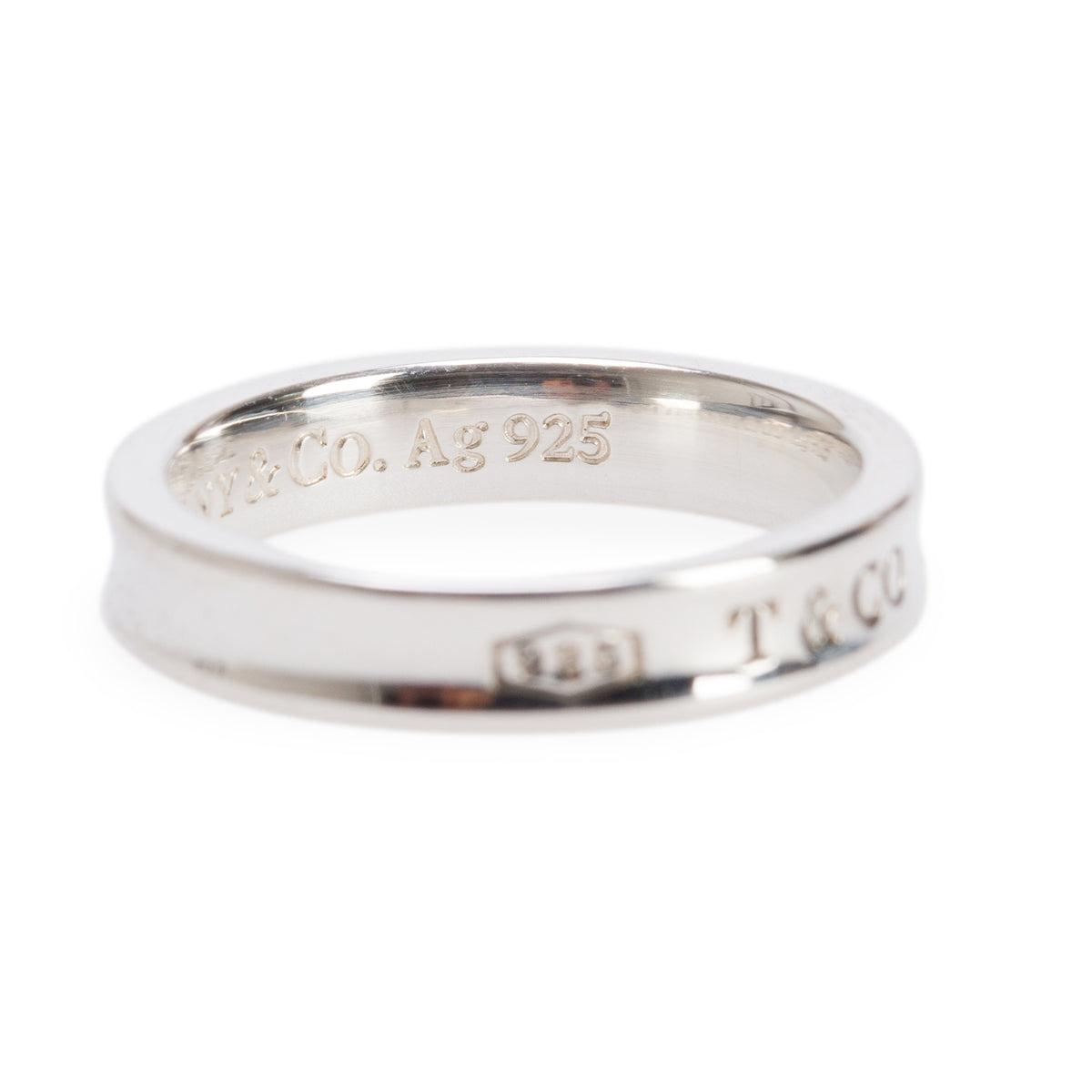 Tiffany & Co. Sterling Silver 1837 Narrow Ring, Size 6.25