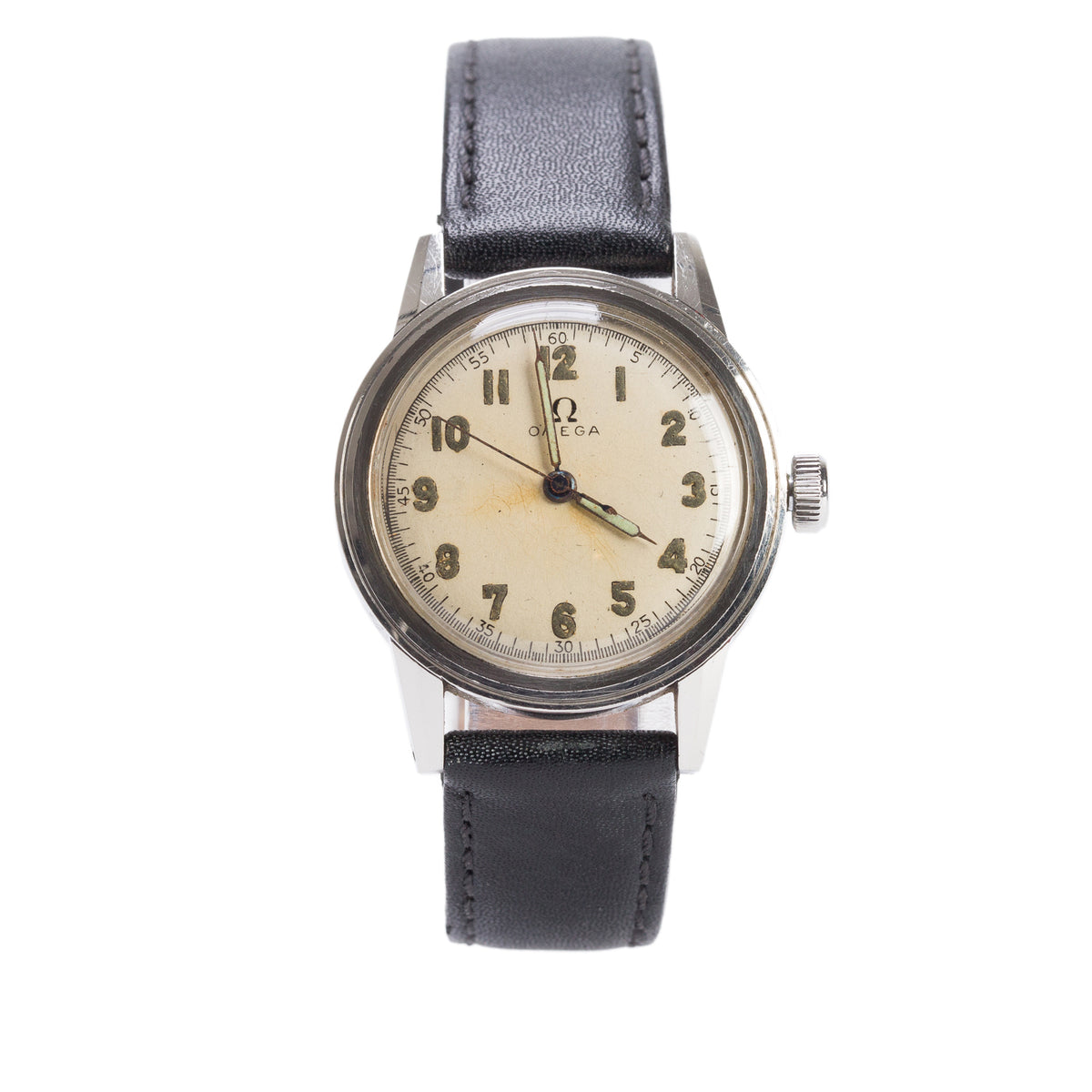 Omega Vintage Stainless Steel 31 MM Manual Watch