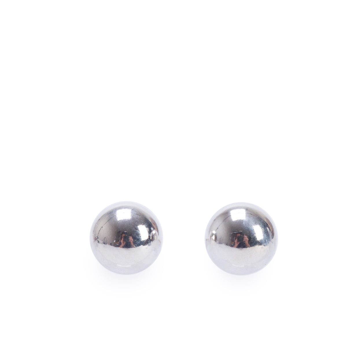 Tiffany & Co. Sterling Silver HardWear 8 MM Ball Earrings