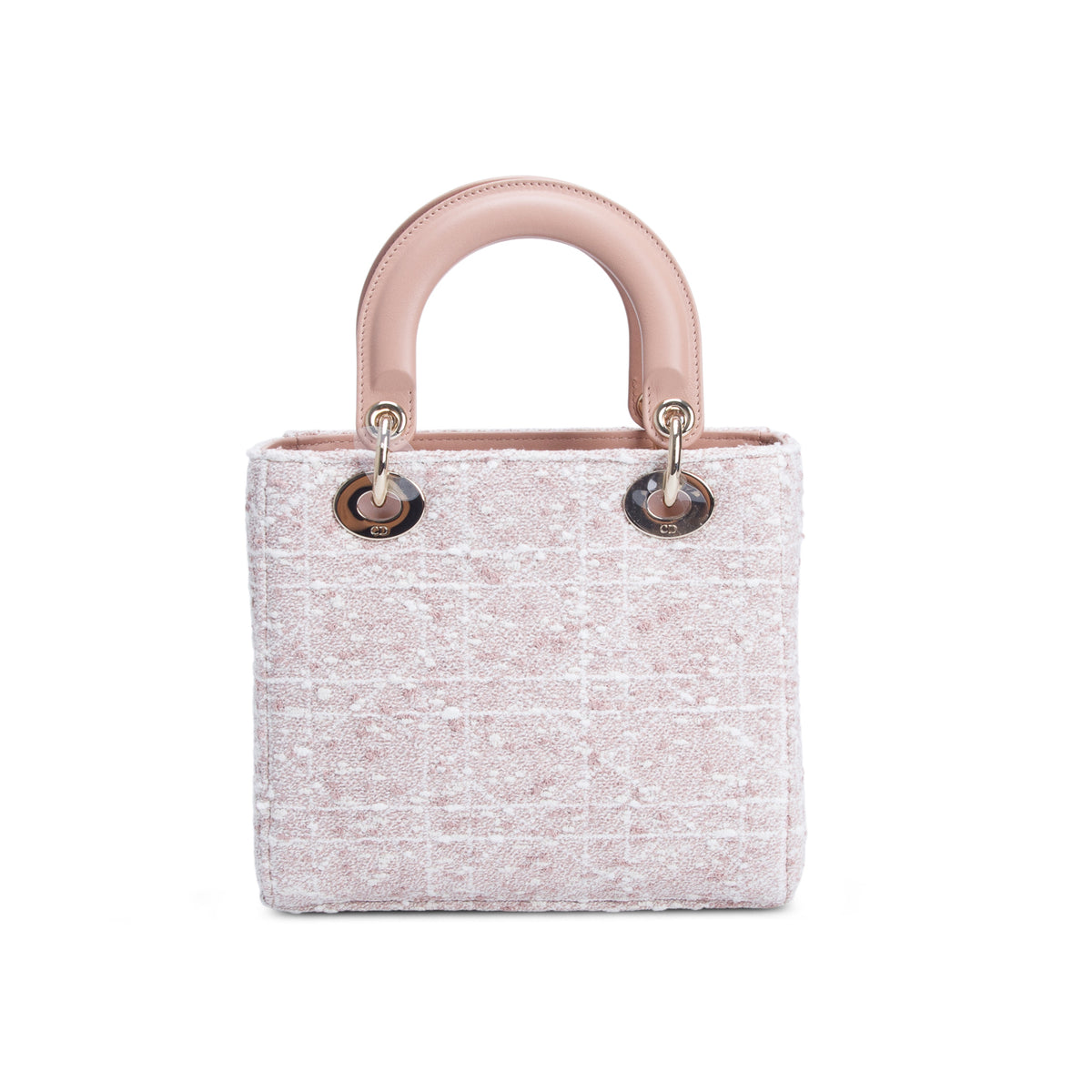 Christian Dior 2025 Pink Tweed Cannage Small My ABC Lady Dior w/ Strap