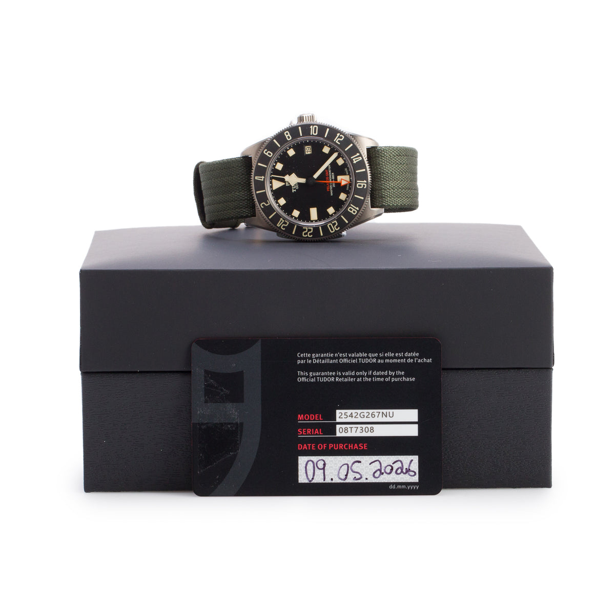Tudor 2026 Titanium Pelagos FXD GMT 42 MM Automatic Watch Black Dial 2542G267NU w/ Box & Papers