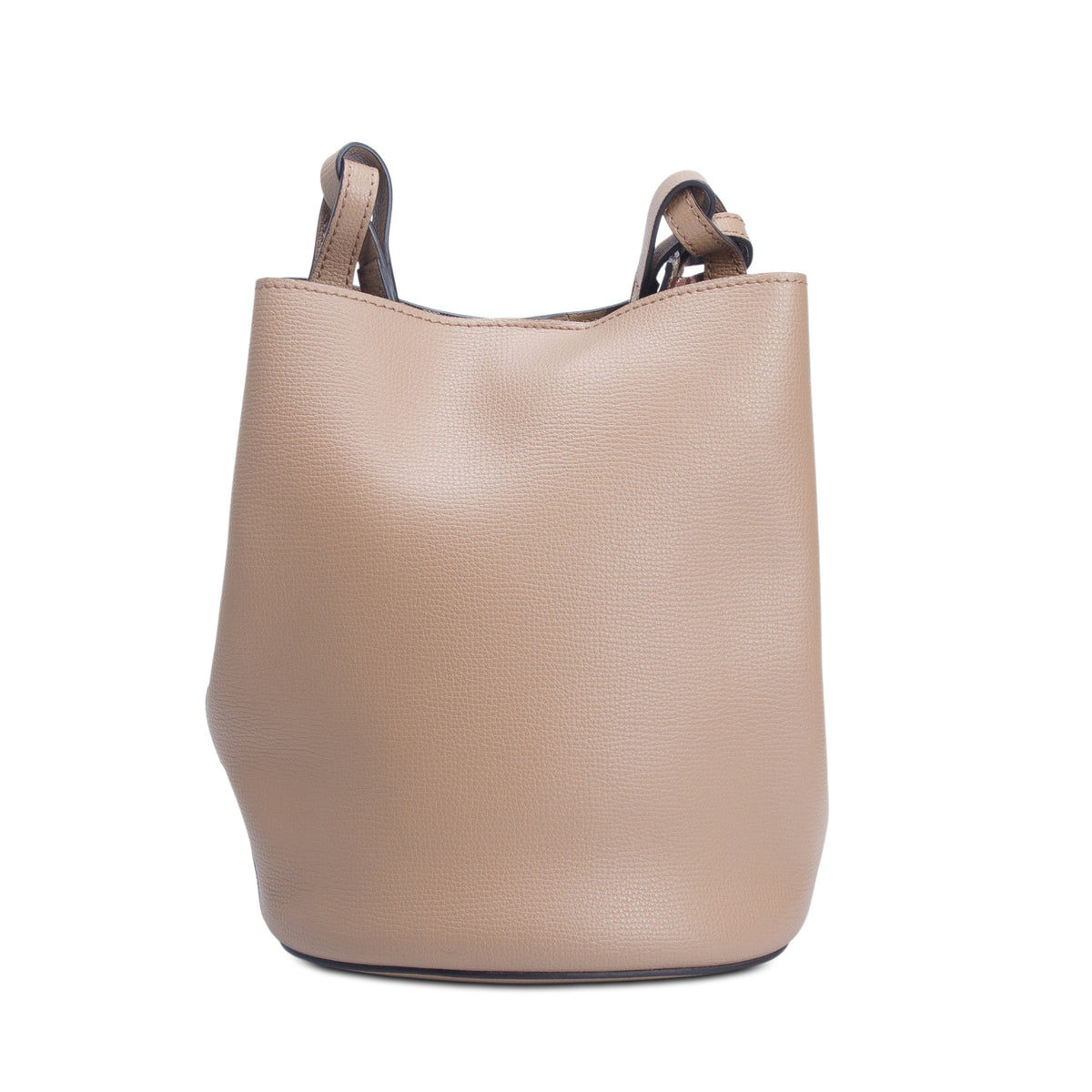 Burberry Brown Calfskin Small Lorne Bucket Crossbody