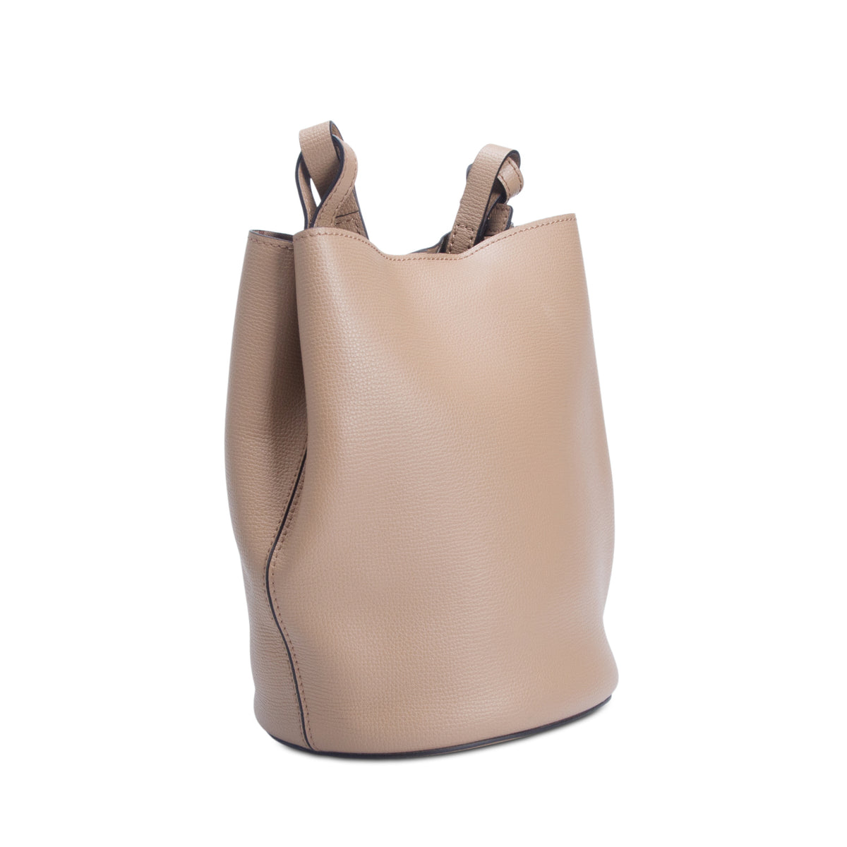 Burberry Brown Calfskin Small Lorne Bucket Crossbody