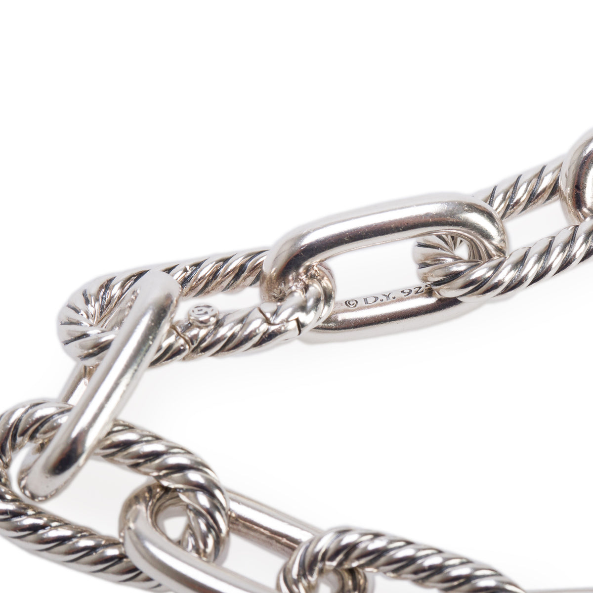 David Yurman Sterling Silver 11 MM Madison Chain Bracelet