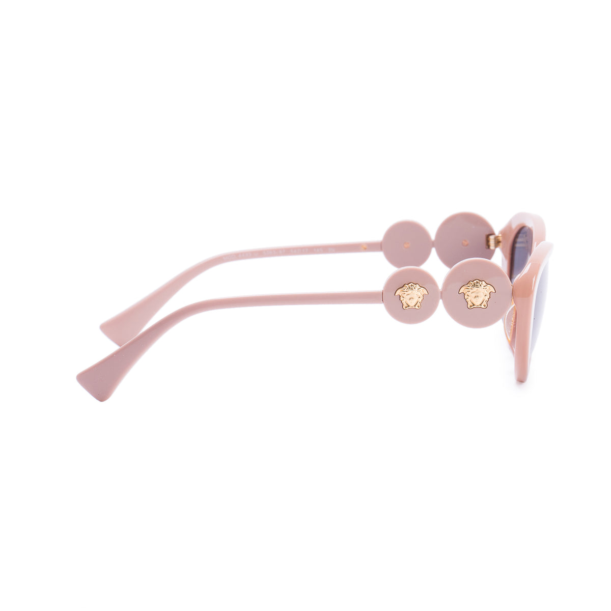 Versace MOD. 4433-U Beige Acetate Medusa Biggie Cat-Eye Sunglasses w/ Box & Case