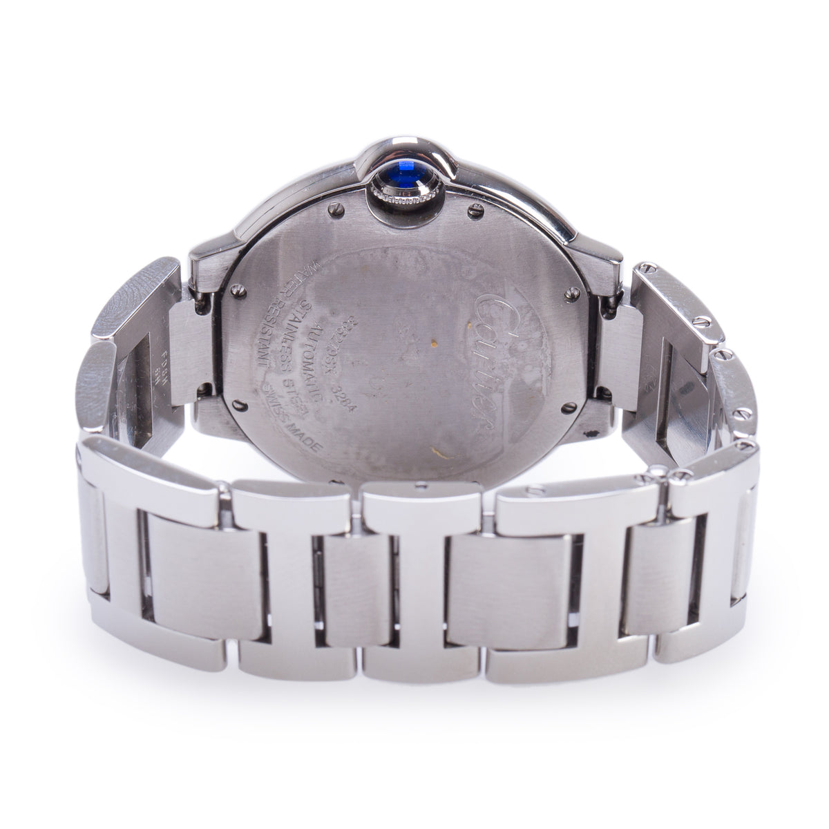 Cartier Stainless Steel Ballon Bleu de Cartier 36 MM Automatic Watch Silver Dial 3284