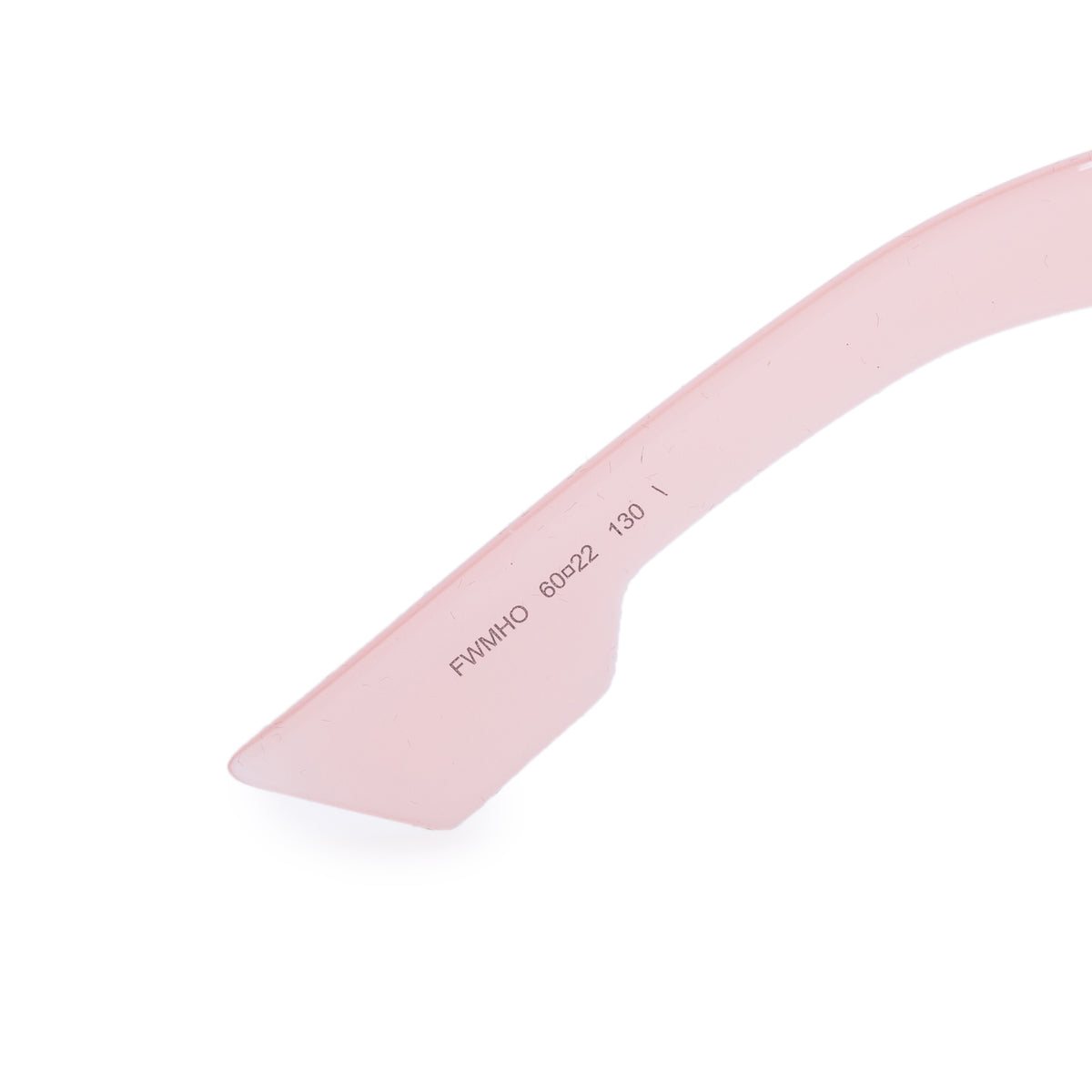 Christian Dior Pink Transparent Acetate DiorSoLight1 Shield Sunglasses w/ Case