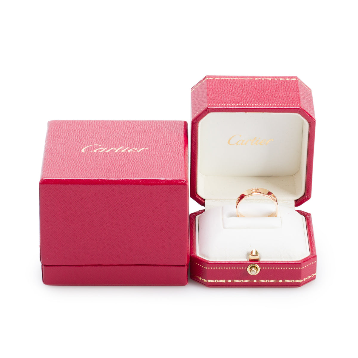 Cartier 18k Yellow Gold 5.5 MM Love Ring, Classic Model, Size 63 10.25 w/ Box & Receipt