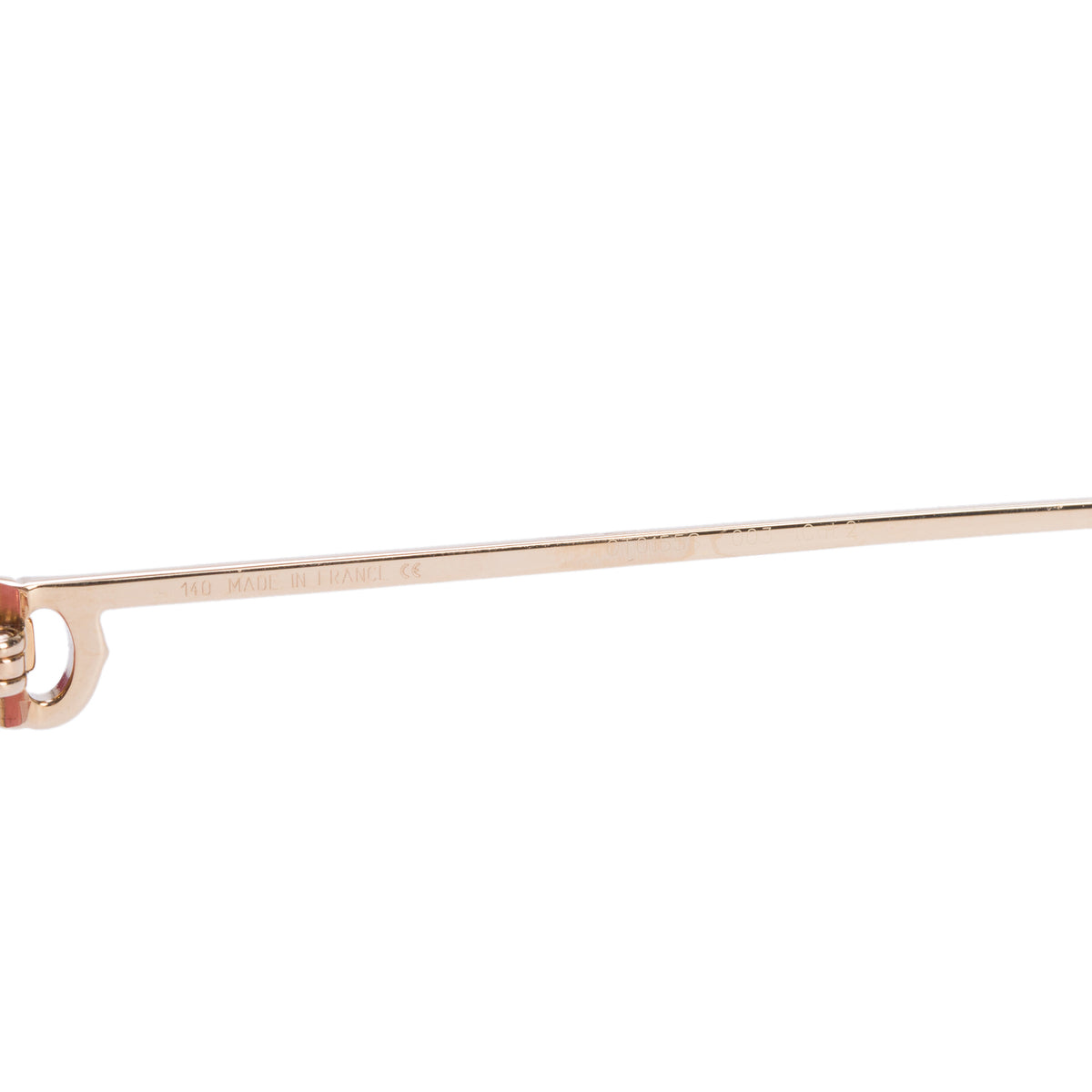 Cartier CT00155S Rimless C-Decor Cat-Eye Eyeglasses w/ Box & Case