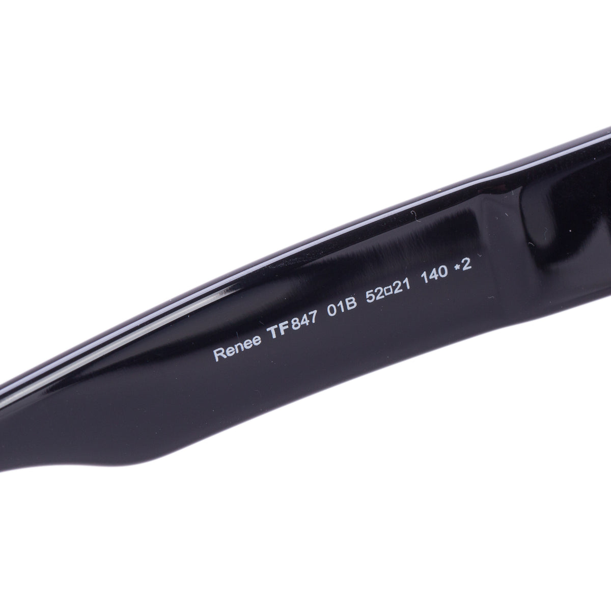 Tom Ford TF847 Black Acetate Renee Square Sunglasses w/ Box & Case