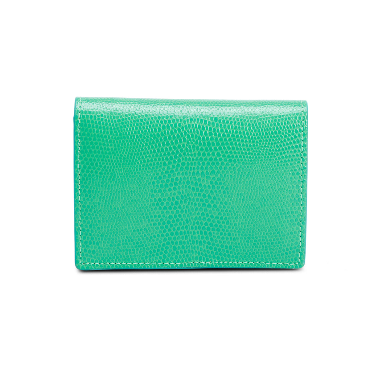 Jacquemus Green Lizard Embossed Le Bello Crossbody Bag