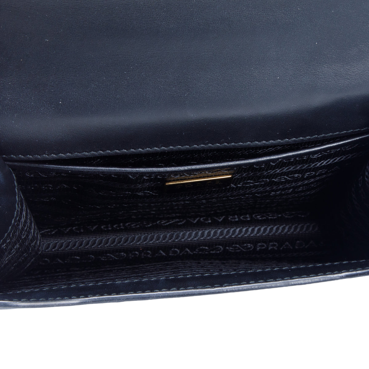 Prada Black Saffiano Chain Shoulder Bag w/ Authenticity Card