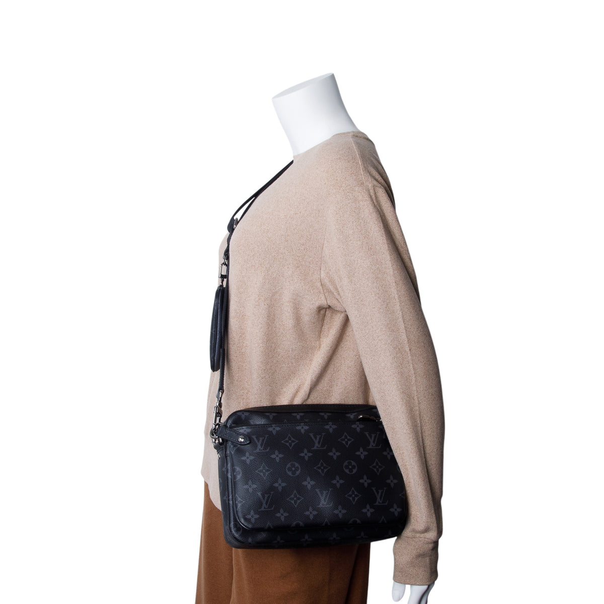 Louis Vuitton Reverse Monogram Eclipse Trio Messenger Bag