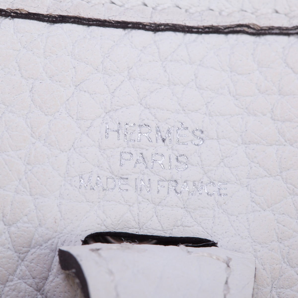 Hermes 2025 Blanc Taurillon Clemence Amazone Evelyne TPM 16 w/ Box