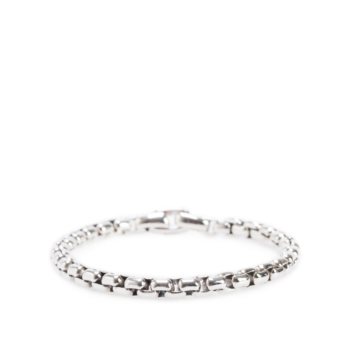 David Yurman Sterling Silver 5 MM Box Chain Bracelet, 7.5"