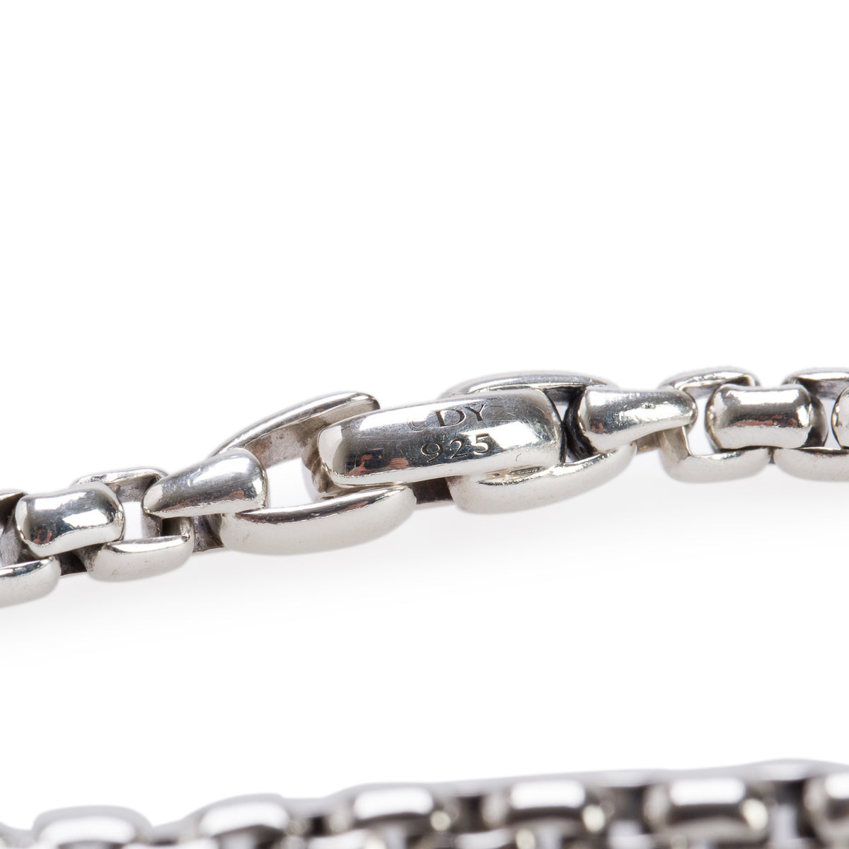 David Yurman Sterling Silver 5 MM Box Chain Bracelet, 7.5"