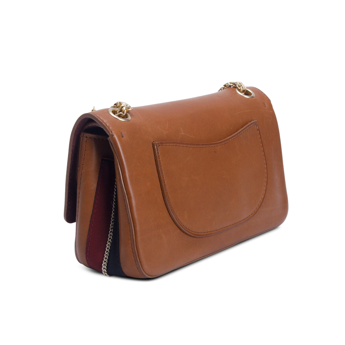 Chanel Brown Calfskin Medallion Reissue 2.55 Flap Bag 225 w/ Authenticity Card