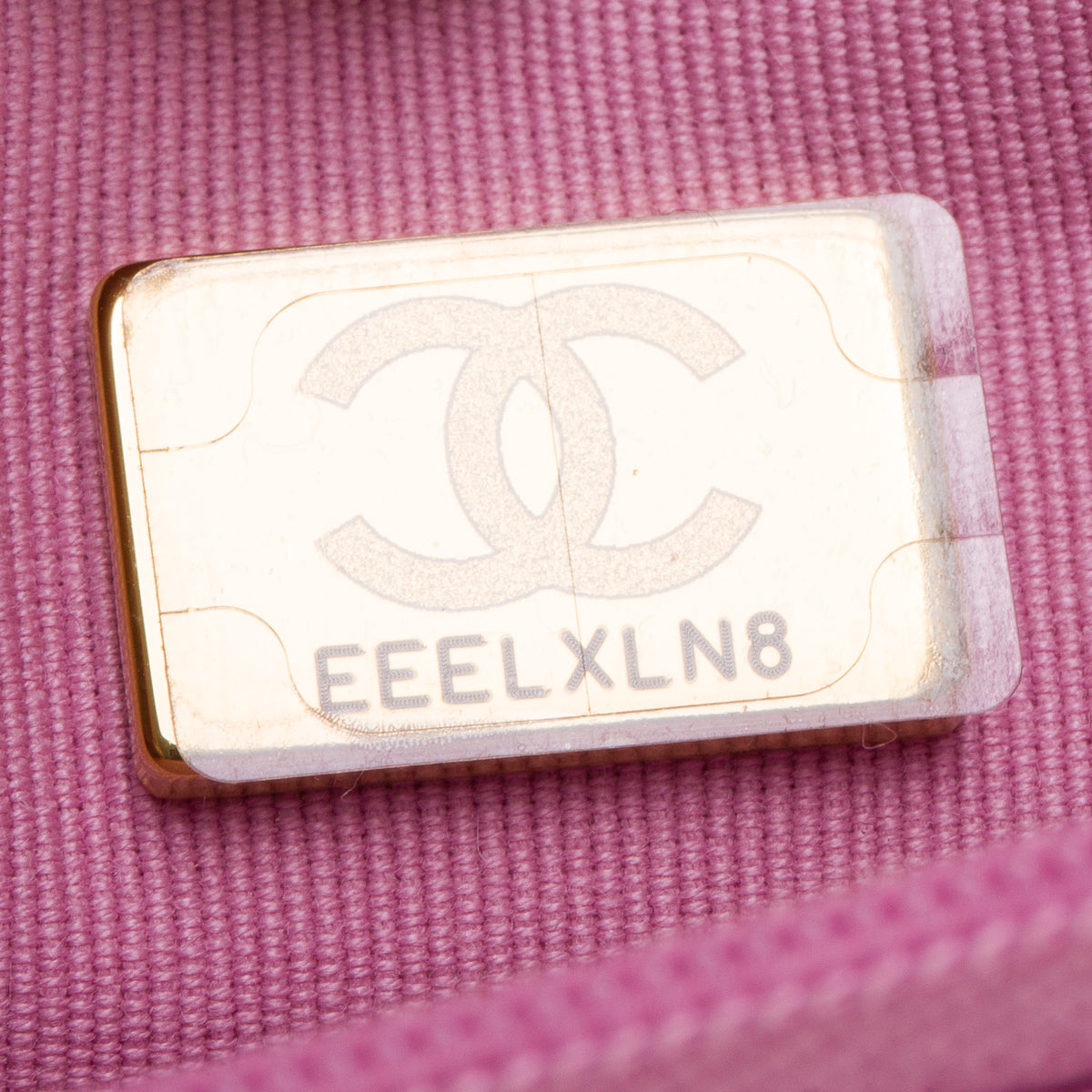 Chanel 2023 Pink Caviar Quilted Classic Wallet on Chain w/ Box & Receipt