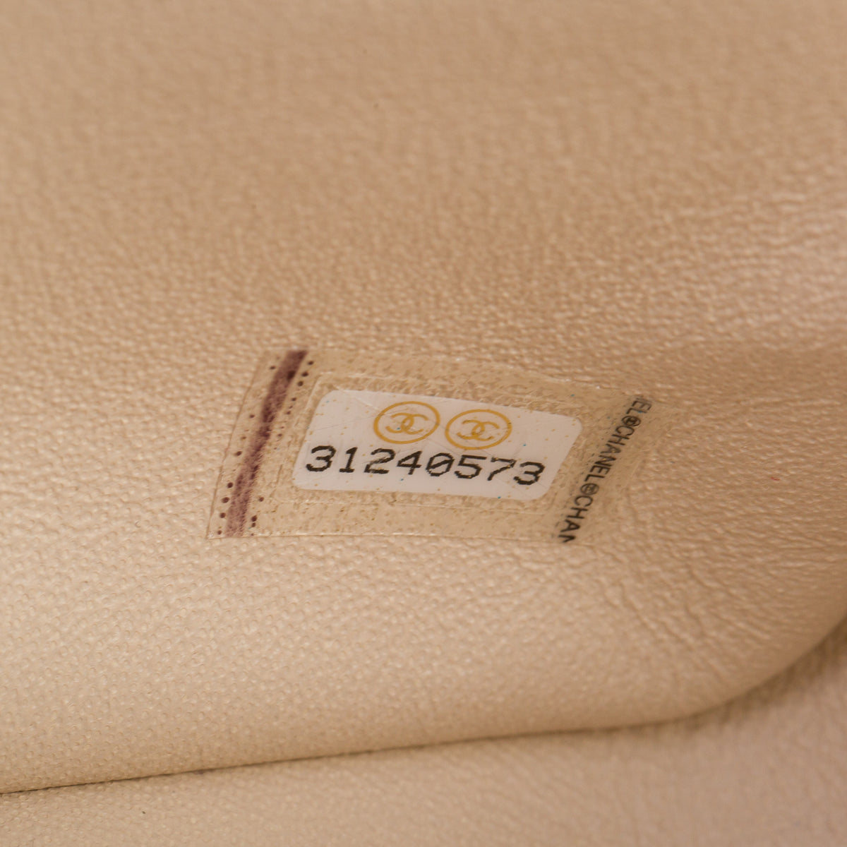 Chanel 2021 Beige Caviar Quilted Mini Top Handle Rectangular Flap w/ Box & Authenticity Card
