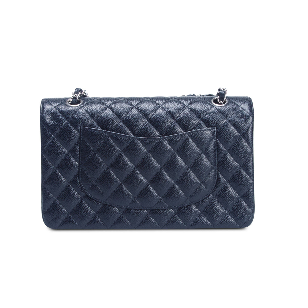 Chanel Black Caviar Quilted Medium Double Flap Bag w/ Box & Authenticity Card