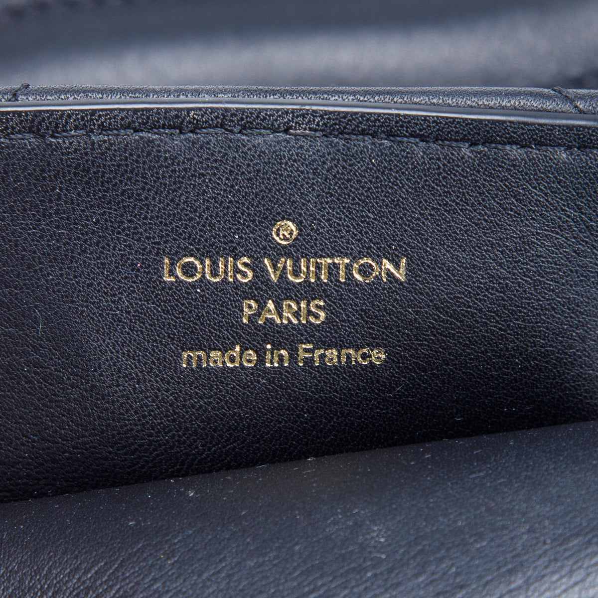 Louis Vuitton Black Calfskin Quilted New Wave Chain Tote w/ Box