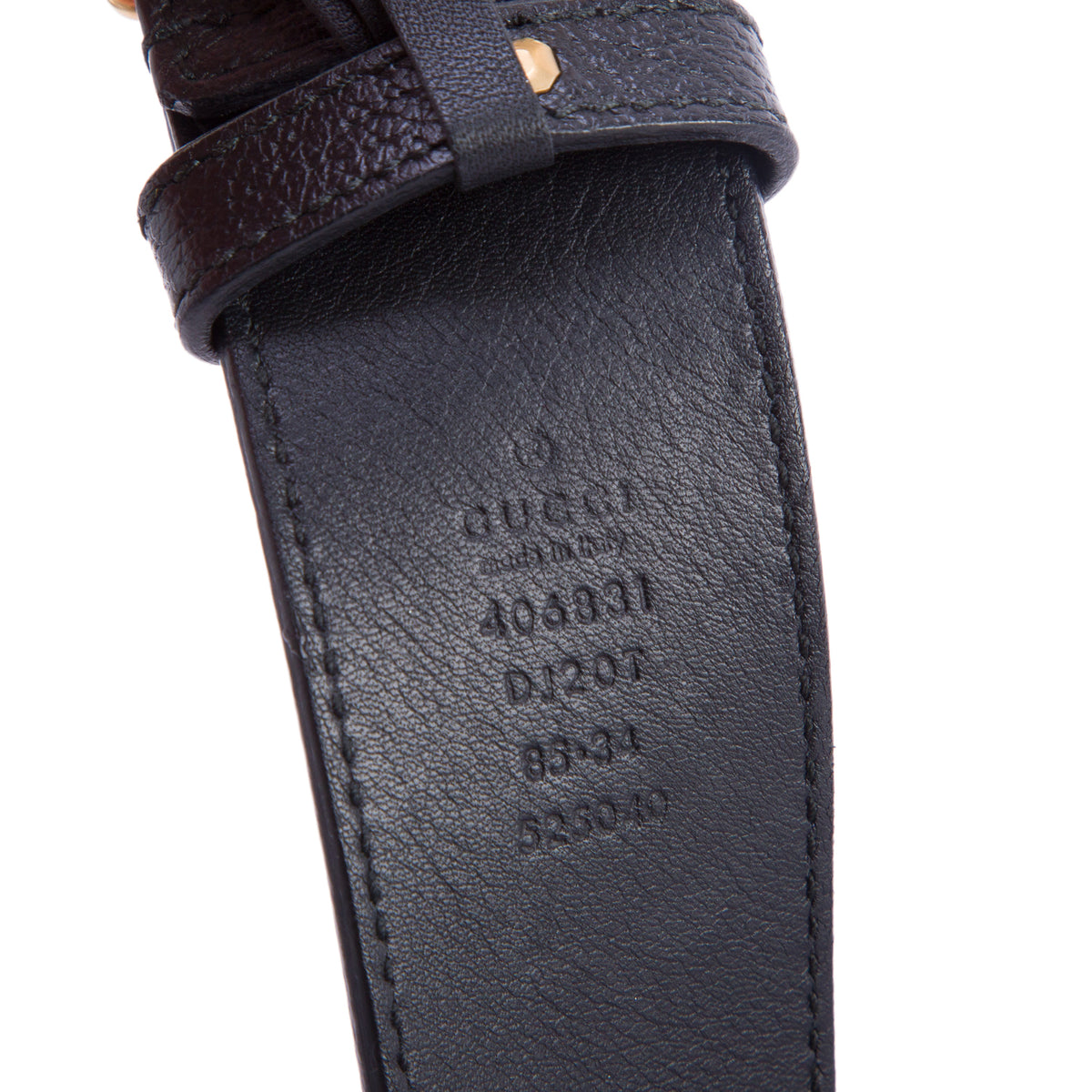 Gucci Black GG Marmont Wide Leather Belt 85 34 w/ Box