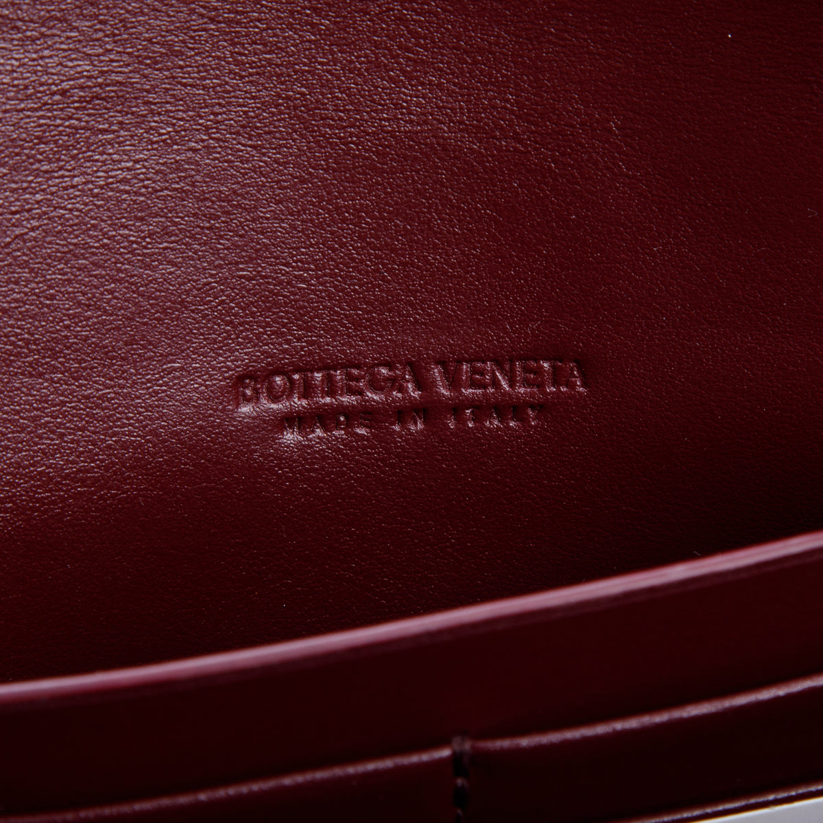 Bottega Veneta Red Nappa Intrecciato Long Andiamo Top Handle Clutch