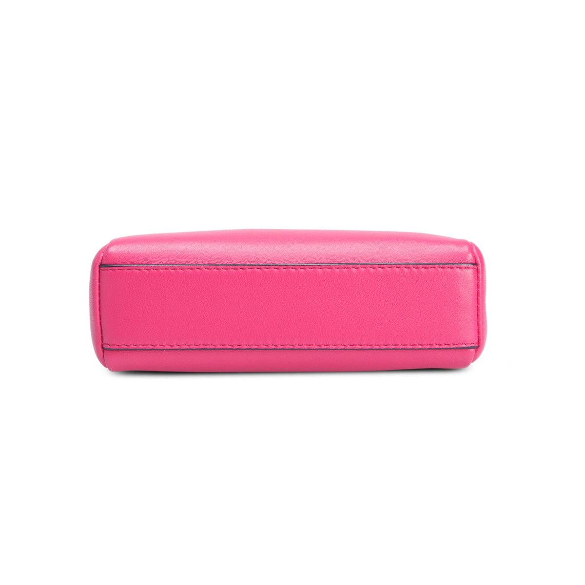 Fendi Pink Nappa Micro Peekaboo Iconic Satchel w/ Strap