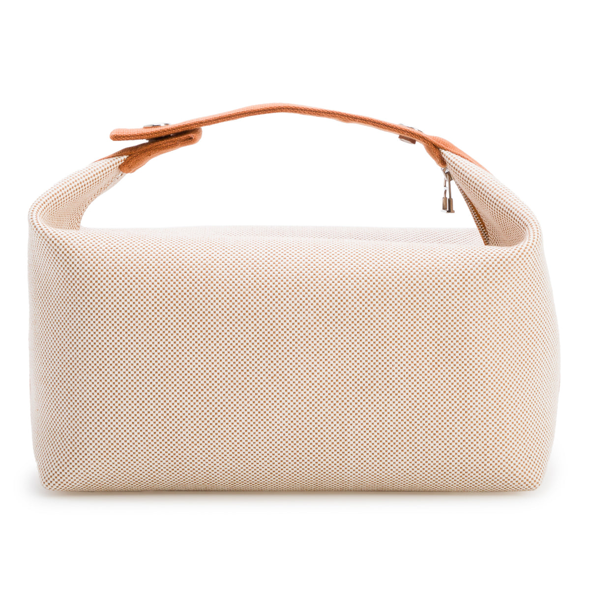 Hermes Biscuit Canvas Large Bride-A-Brac Cabriole Case
