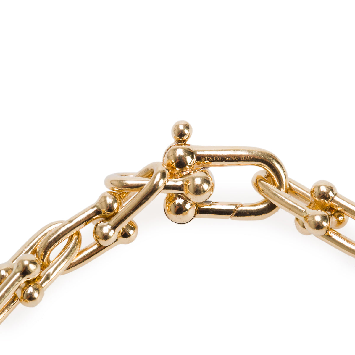 Tiffany & Co. 18k Yellow Gold HardWear Small Link Bracelet w/ Box