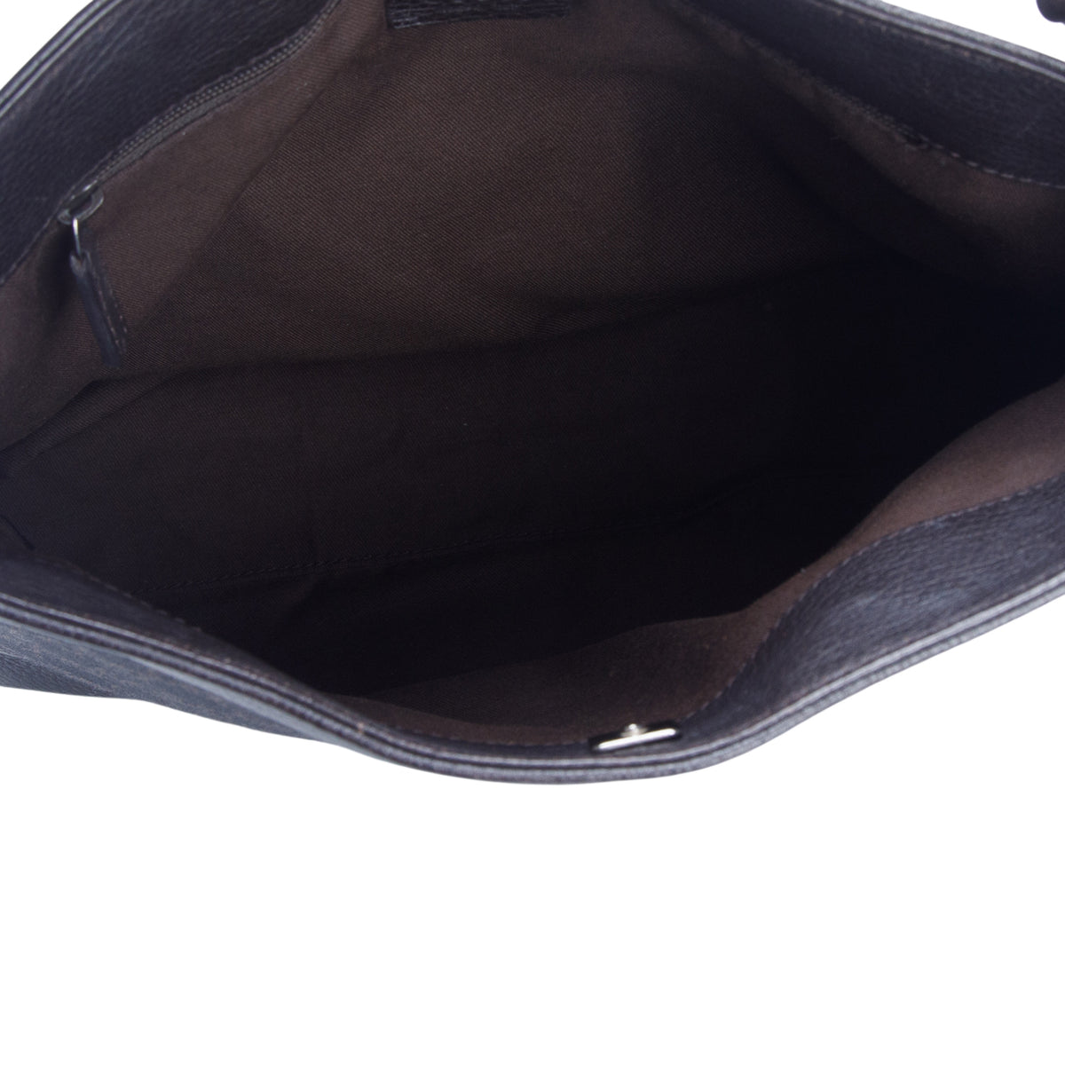 Gucci Black GG Monogram Canvas Shoulder Bag