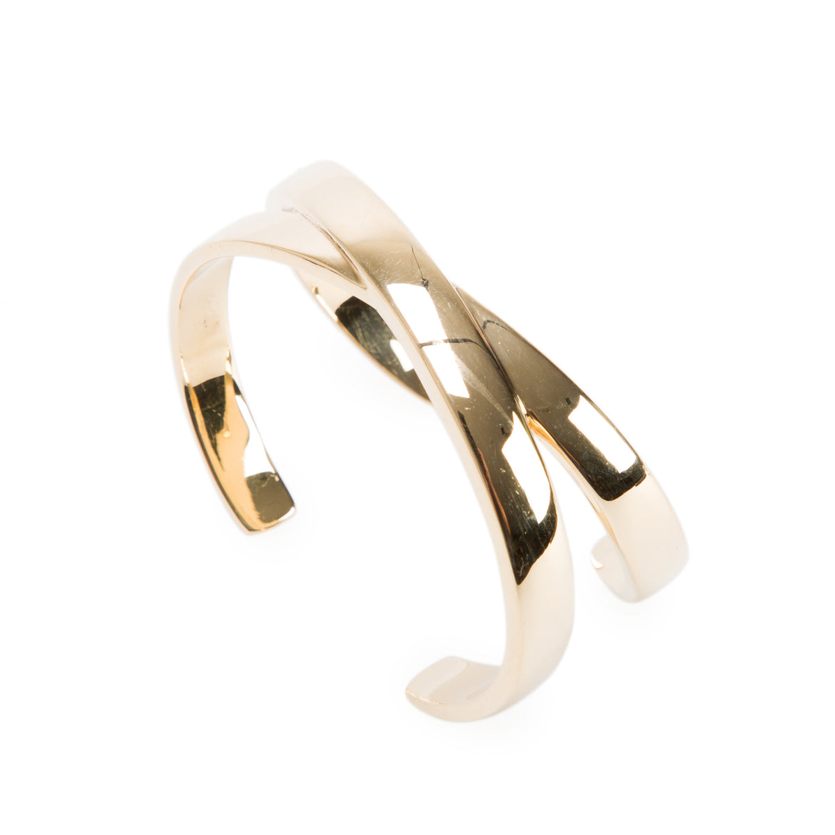 Tiffany & Co. 18k Yellow Gold Paloma's Graffiti X Cuff Bangle w/ Box