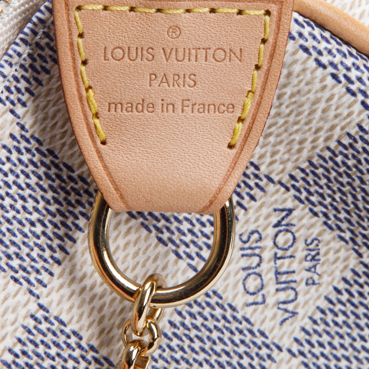 Louis Vuitton Damier Azur Eva Clutch w/ Straps