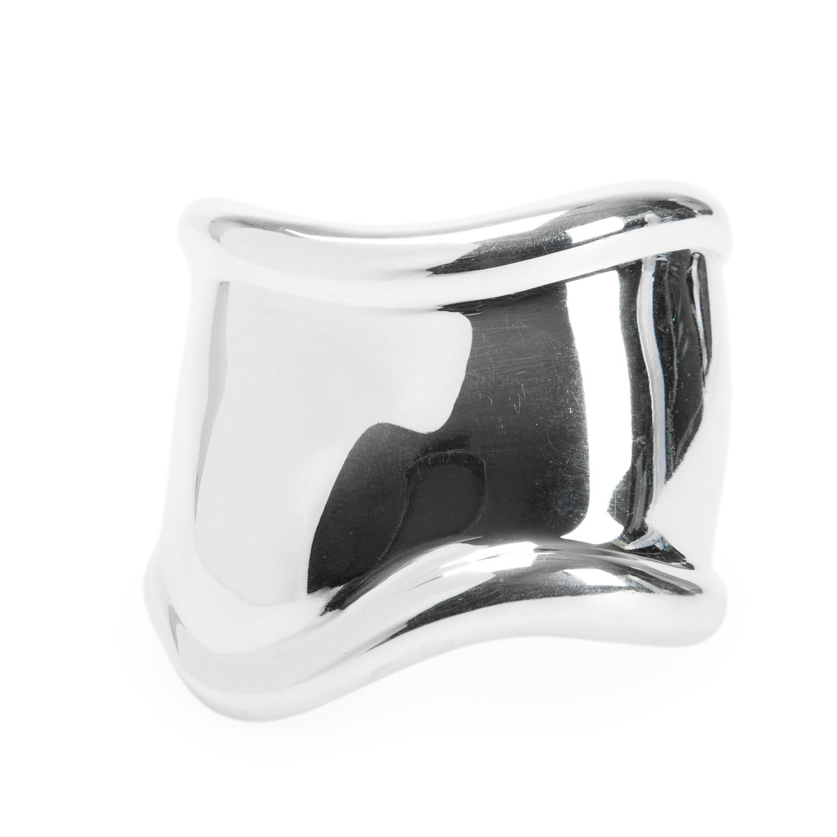 Tiffany & Co. Elsa Peretti Sterling Silver Medium Bone Cuff Bracelet w/ Box