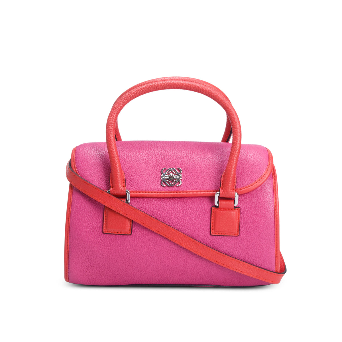Loewe Pink Grained Calfskin Alamo 28 w/ Strap