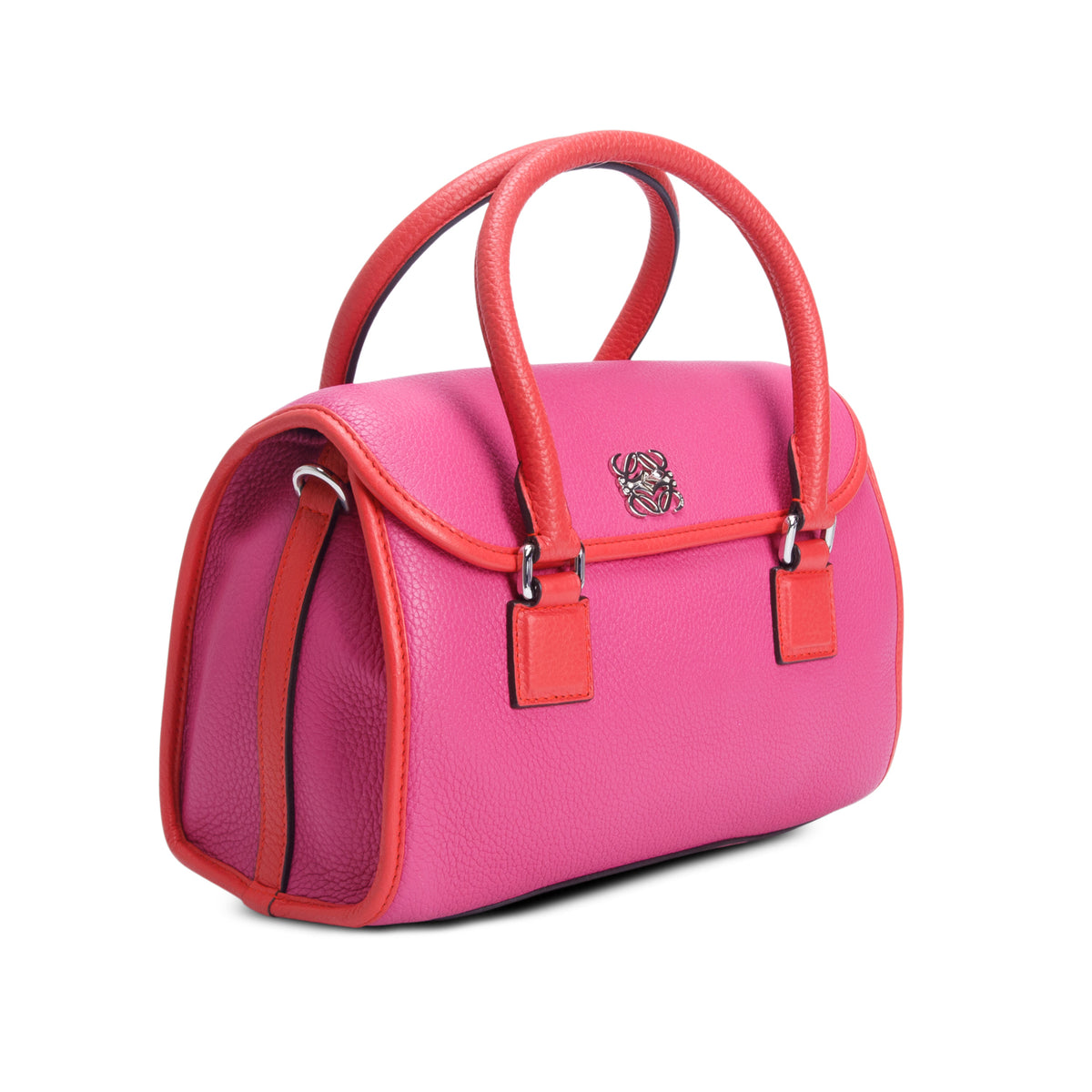 Loewe Pink Grained Calfskin Alamo 28 w/ Strap