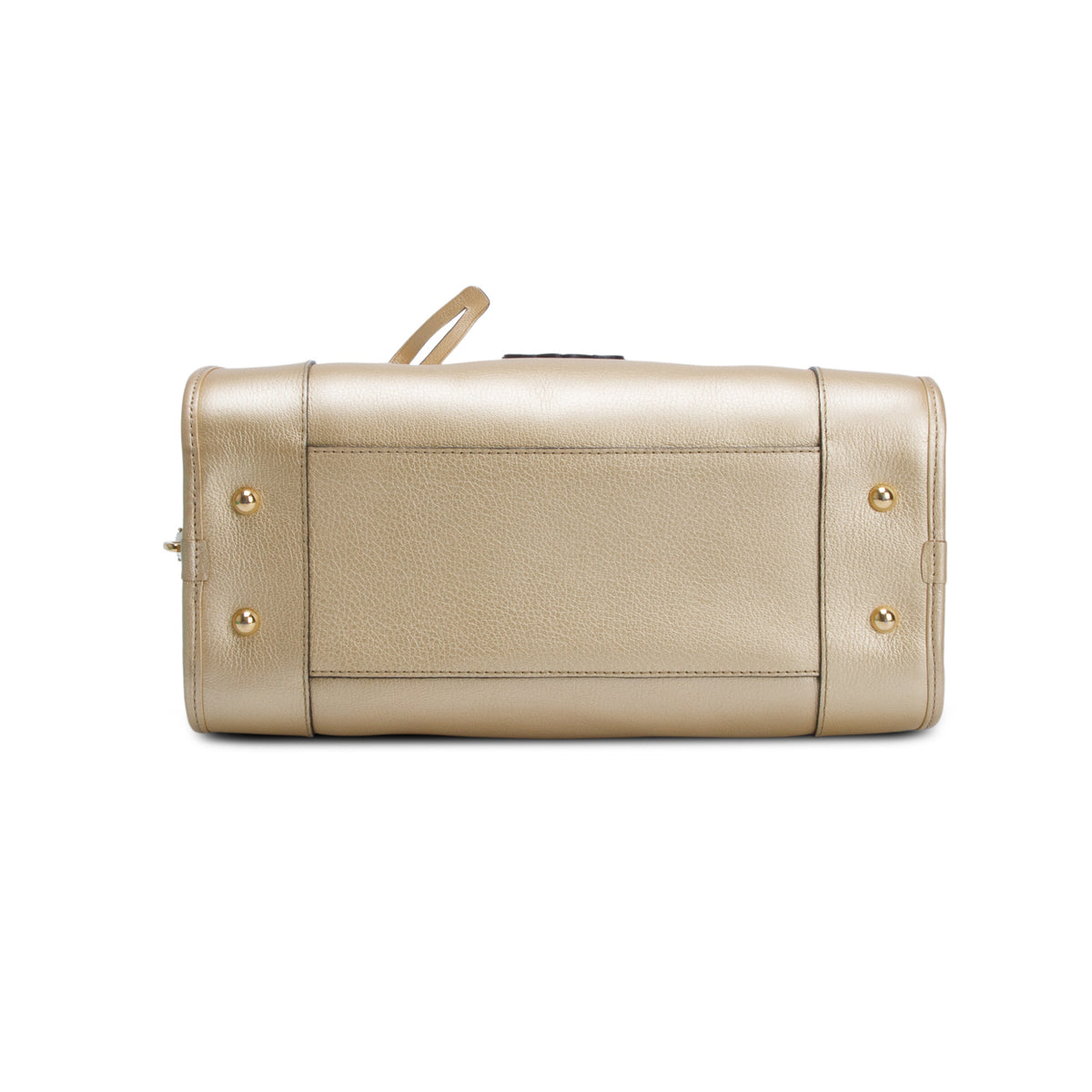 Loewe Gold Grained Calfskin Amazona 28