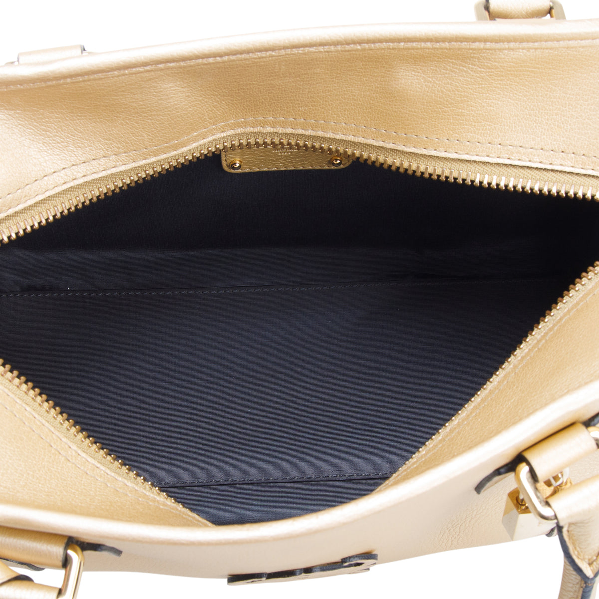 Loewe Gold Grained Calfskin Amazona 28