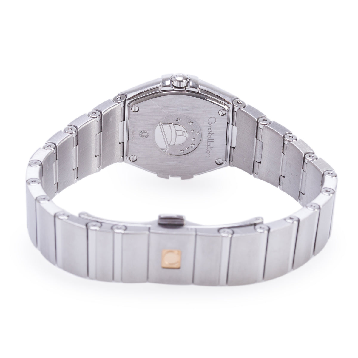 Omega Stainless Steel Constellation 24 MM Quartz Watch Silver Dial w/ Box & Papers