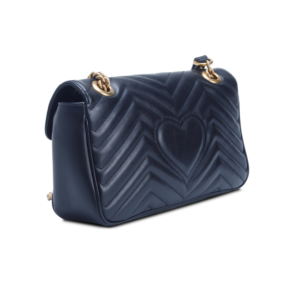 Gucci Black GG Marmont Matelasse Medium Shoulder Bag
