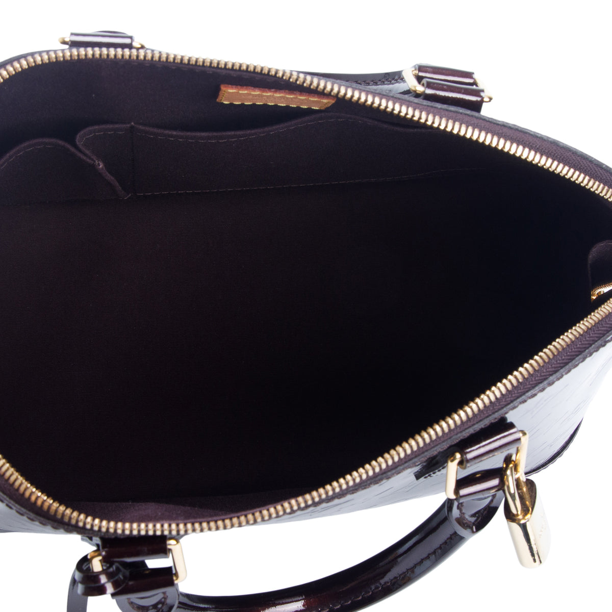 Louis Vuitton Amarante Monogram Vernis Alma PM