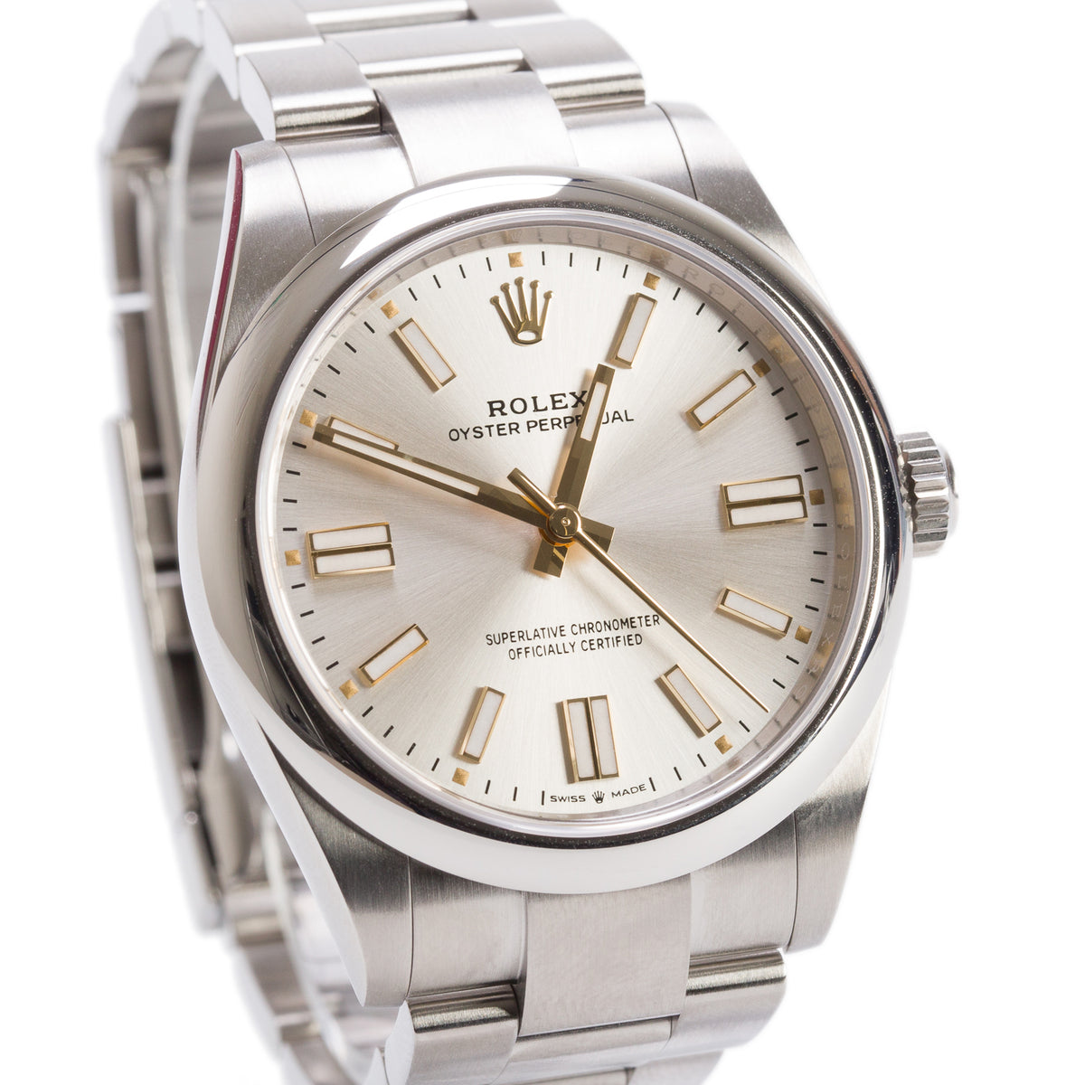 Rolex 2026 Stainless Steel Oyster Perpetual 41 MM Automatic Watch Silver Dial 134300 w/ Box & Papers